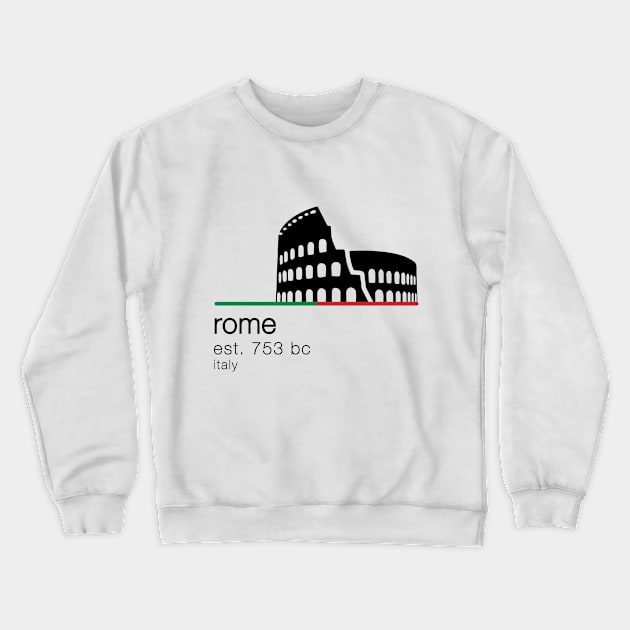 Rome Colosseum Crewneck Sweatshirt by City HiStories